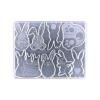 Bunny Rabbit Silicone Mold Fondant Candy Carrot Egg Shaped Molds for Cupcake Topper Chocolate Pastry Cookie Cake Decor view 1
