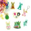 Bunny Rabbit Silicone Mold Fondant Candy Carrot Egg Shaped Molds for Cupcake Topper Chocolate Pastry Cookie Cake Decor view 4