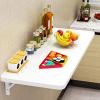 ORNDSDM Wall Mounted Folding Table, Fold Down Table Wall Mounted, Wall Mounted Folding Table for Laundry Room, Floating Table for Wall, Wall Desk Fold Down for Small Spaces view 1