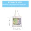 GJTIM Speech Pathology Gift BCBA SLP Gift AAC SPED Special Teacher Thank You Gift Speech Therapist Tote Bag (Talk Back Tote) view 3