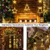 suddus Christmas Window Lights Decoration, Star, Bell & Tree Warm White view 2