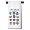 POFULL Luke's Diner Merch TV Show Inspired Gift Housewarming Gift Stars Hollow Founded 1779 Kitchen Towel view 1