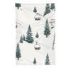 WYUSPGK Wall Tapestry, Ski Lift With Fir Tree Print Large Polyester Hanging Decor with Installation Kit Ideal for Bedroom, Living Room, Meditation Space view 1