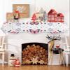 American Flag Fireplace Mantel Scarf Cover, Patriotic Firework Stars Freedom 4th of July Mantel Shelf Top Scarf Runner for Christmas Halloween Thanksgiving Fall Indoor Decorations 70" L x 17" W view 3