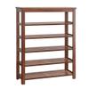ENGENDER Shoe Rack Storage Organizer Modern Freestanding Multi-Tier Shoe Rack Space Saving Wooden Shoe Cabinet Locker Tower (6 Tiers, Brown)(80cm Wide) view 1