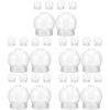 Homoyoyo 30pcs Clear Water Globes Compact Decorative Globes for Crafts High for Sequins Embellishments Lightweight Portable for view 1