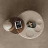 31.5" Round Coffee Table and End Table Set, Modern Nesting Coffee Table Set of 2, Drum Coffee Table for Living Room Table Set for Home Office view 3