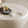 31.5" Round Coffee Table and End Table Set, Modern Nesting Coffee Table Set of 2, Drum Coffee Table for Living Room Table Set for Home Office view 4
