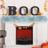 Coastal Blue Coral Fireplace Mantel Scarf Cover, Ocean Starfish Conch Sea Jellyfish Stripes Mantel Shelf Top Scarf Runner for Christmas Halloween Thanksgiving Fall Indoor Decorations 60" L x 17" W view 4