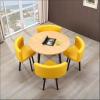 OCAZI Round Conference Table for Dinning Room/Kitchen Simple Small Round Table Kitchen Dining Table Set view 1
