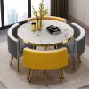 OCAZI Round Conference Table for Dinning Room/Kitchen Simple Small Round Table Kitchen Dining Table Set view 1