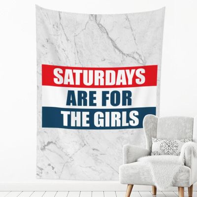 BYOBLU Saturdays are for The Girls Wall Tapestry For Bedroom Home Dorm Decor Large Tapestries 60" X 90"
