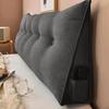 EHVYBDX Wedge Pillow Headboard Twin Bolster Triangular Headboard Pillow Positioning Support Reading Backrest for Day Bed with Removable Cover view 1