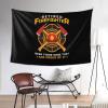 BYOBLU Retired Firefighter Been There Done That and Proud of It Wall Tapestry For Bedroom Home Dorm Decor Large Tapestries 90" X 60" view 3