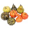 ECYC Ltd 8 Pcs Artificial Small Pumpkins Fall Decor Faux Pumpkins Realistic Mini Pumpkins Foam Plastic Pumpkins for Fall Harvest Decor, Thanksgiving, Halloween, Wedding Party, Home Decoration view 1