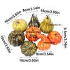 ECYC Ltd 8 Pcs Artificial Small Pumpkins Fall Decor Faux Pumpkins Realistic Mini Pumpkins Foam Plastic Pumpkins for Fall Harvest Decor, Thanksgiving, Halloween, Wedding Party, Home Decoration view 2