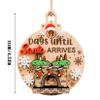 3D Countdown to Christmas Calendar for Kids. 25 Days of Christmas Countdown Advent Calendar Tree Hanging Christmas Sliding Ornament for Xmas Tree Home Decor Supplies (Style.08) view 4
