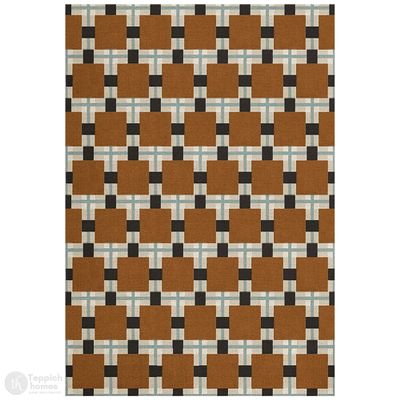 11x13, 9x12, 12x18, 10x10 | Ochre Hand Tufted Fields Kroon Area Rug | Geometric Square Multicolor Wool Rugs | Living Bed Room Floor Contemporary Carpet |Rectangle Modern Rug | 10X13 Handmade Rug