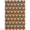 11x13, 9x12, 12x18, 10x10 | Ochre Hand Tufted Fields Kroon Area Rug | Geometric Square Multicolor Wool Rugs | Living Bed Room Floor Contemporary Carpet |Rectangle Modern Rug | 10X13 Handmade Rug view 1