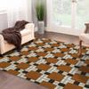 11x13, 9x12, 12x18, 10x10 | Ochre Hand Tufted Fields Kroon Area Rug | Geometric Square Multicolor Wool Rugs | Living Bed Room Floor Contemporary Carpet |Rectangle Modern Rug | 10X13 Handmade Rug view 4