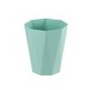 Compost bin Kitchen/Garbage Simple Trash can for Home Living Room, Bathroom, Kitchen Without lid, Large Creative Bedroom Office Paper Basket Toilet Step Trash can(Green,Large) view 1