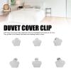 Locadence 16pcs Duvet Clips, Detachable Duvet Duvet Pin, Star Shaped Duvet Button Fasteners, Firm Fixing Slip Prevention Bed Sheet Clip Pin Fasteners for Curtain Blanket Cushion (Grey) view 2