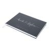 Personalized Guest Book | Elegant 14 Color Hardcover Custom Guestbook for Wedding Reception | 60 Blank Sheets for Signing - Gray Color view 1