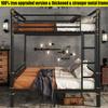 LEEKAF Stronger & Higher Quality Heavy Duty Bunk Bed Queen Over Queen Size Bunkbed, Thickened Safer More Stable Steel Metal Queen Bunk Bed (Faster Assembly) (Queen Over Queen-1) view 3