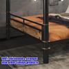 LEEKAF Stronger & Higher Quality Heavy Duty Bunk Bed Queen Over Queen Size Bunkbed, Thickened Safer More Stable Steel Metal Queen Bunk Bed (Faster Assembly) (Queen Over Queen-1) view 4