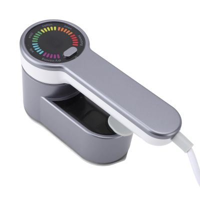 Handheld Steaming Ironing Machine, 6 Gear Adjustable Mini Steamer, Dry Wet 1200W Wrinkle Remover, 90 180 Rotating Handle, Color Screen Display Clothes Iron for Travel (US)