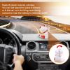 Jwthee 5.5in Lucky Cat Waving Arm, Electric Waving Lucky Fortune Cat Lucky Figurines Cat Waving Arm Statue Maneki Neko Lucky Fengshui Cat for Home Display Car Decor view 4