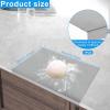 US Stainless Steel Cutting Board Smooth Stainless Steel Chopping Board Nonslip Stainless Steel Baking Board with Folding Edge Safe Stainless Steel Pastry Board for Cutting Vegetables Fruits view 2