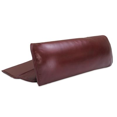 Octane Seating Pillow for Recliner | Burgundy Berry Italian Leather