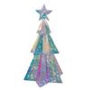 Kurt Adler 15 Inch Battery Operated 100L Clear White LED Iridescent Tree view 1