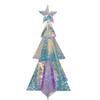 Kurt Adler 15 Inch Battery Operated 100L Clear White LED Iridescent Tree view 3