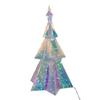 Kurt Adler 15 Inch Battery Operated 100L Clear White LED Iridescent Tree view 4