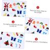 HOOTNEE 1set Felt Garland Hanging Wreath Decor Unfading Christmas Decoration Craft Kit for Home and Holiday Use view 2