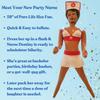 merrimix - Destiny Inflatable Blow Up Doll with Nurse Costume, Gag Gifts for Men, Bachelor Party Favors and Decorations- Bachelorette Party Accessories Funny view 3