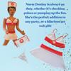 merrimix - Destiny Inflatable Blow Up Doll with Nurse Costume, Gag Gifts for Men, Bachelor Party Favors and Decorations- Bachelorette Party Accessories Funny view 4