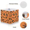 Bolaz Pumpkin Bats Closet Organizers Storage Cubes Storage Bins Shelf Baskets Containers for Home Room Office,Square view 4