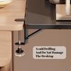 Desk Extender Tray, Wall Mounted Folding Desk Extension for Small Spaces view 4