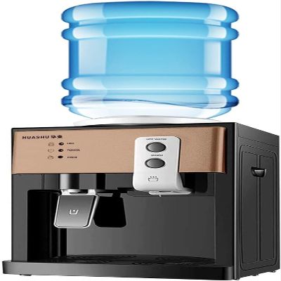 5 Gallon Water Dispenser, Top Loading Hot Cold Water Dispenser for 5 Gallon Bottle, Practiacal Freestanding Water Cooler Dispenser for HomeOfficeDormitory Use