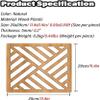 CukUJH Folding Wood Plastic Screen Panels Bedroom DIY Panel Screen Partitions, Ceiling Partitions Privacy Screens(Natural a,65Pcs) view 3