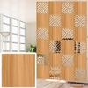 CukUJH Folding Wood Plastic Screen Panels Bedroom DIY Panel Screen Partitions, Ceiling Partitions Privacy Screens(Natural B,95Pcs) view 1