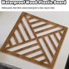 CukUJH Folding Wood Plastic Screen Panels Bedroom DIY Panel Screen Partitions, Ceiling Partitions Privacy Screens(Natural B,95Pcs) view 4