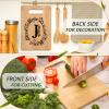 Personalized Cutting Board, Initial Birthday Gifts for Women Wedding Gifts for Couple, Monogrammed Women Birthday Gift for Sister Friend, Unique Gift for Christmas Anniversary Housewarming(Letter J) view 3