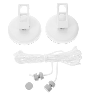Luxshiny Portable Retractable Clothesline with Suction Cups No Drill Outdoor & Indoor Laundry Drying Line for Travel Camping Balcony Use Thickened Rope Adjustable Length