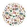 Candy Themed Christmas Tree Skirt 36" Santa Claus Snowman Gingerbread Christmas Tree Skirts Tree Mat for Halloween Christmas Xmas Festive Party Yard Decorations Indoor Outdoor Ornaments -2 view 3