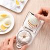 1 Multifunctional Egg Cutter Kitchen Gadgets Gods stainless Steel Double Head fancy Egg Cutter For Egg Salad And other Hard Boiled Egg Cutter, 2 in 1 Stainless Steel Wire (Pink) view 4