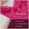 Mugorn 6x9 Rugs for Living Room, Large Fluffy Area Rugs for Bedroom, Soft Carpet Shag Kids Room Rug, Non-Slip Fuzzy Rugs Indoor (Hot Pink, 6ft x 9ft) view 2